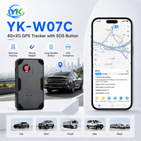 Dispositivo GPS Magnético Impermeable con WiFi 4G 2G, Botón de Emergencia SOS, 6000 mAh de Larga Duración, Localizador de Vehículos, Gestión de Flotas de Autos y Camiones