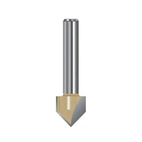 Fresa de ranurado en V de 90 grados SUPAL Arden Carbide, vástago de 1/4 y 1/2 pulgada, cortador para ranurado de madera, grabado 3D, MDF, madera dura, OEM H6