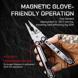 420 CNC kìm thép không gỉ Túi dao lưỡi Multitool cho nam giới EDC Túi cắm trại Screwdriver tập tin mở chai - Product Image 2