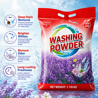 Poudre à lessiver personnalisable OEM, formule douce pour les peaux sensibles, sans résidus, pour le lavage quotidien des vêtements, scénarios domestiques