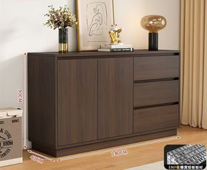 53 \ "oscuro rústico aluminio Metal Color granja cocina aparador <span class=keywords><strong>Buffet</strong></span> 3 cajones café Bar gabinete vidrio sala de estar gabinetes - Product Image 1