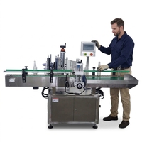 Étiqueteuse automatique / Applicateur d'étiquettes adhésives / Machine d'étiquetage de bouteilles rondes