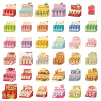 Figuras Miniatura de PVC Auténticas SMISKI Sonnyy Angels Hippers, Adornos Coleccionables Japoneses para el Hogar, Muñecas de Moda, Caja Misteriosa con 12 Cajas Sorpresa
