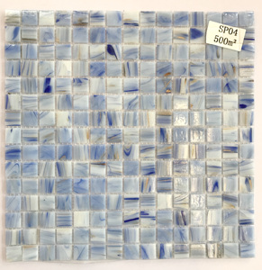 Colore bianco stampa a mano calda fusione di vetro mosaico cravatte per cucina bagno Hotel piscina progetto per parete arte mosaico di vetro - Product Image 3