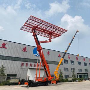 Plataforma Elevadora Hidráulica Tipo Oruga a Precio de Fábrica con Sistema de Alarma de Monitoreo de Carga para Obras de Construcción Complejas al Aire Libre - Product Image 3