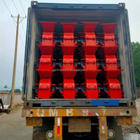 Petit concasseur à moteur diesel pour l'extraction d'or, concassage de pierres, machine de concassage d'or, équipement de 130 kg à vendre
