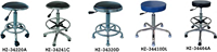 Chaise de laboratoire en mousse PU antistatique réglable avec cadre en acier Bureau industriel compétitif Chaise antitsatique pour salle blanche ESD