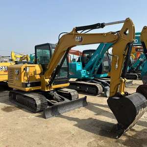 Caterpillar d'occasion pour excavatrice CAT 305.5E2 faible durée de fonctionnement mini pelle hydraulique sur chenilles de 5 tonnes d'occasion à vendre - Product Image 1