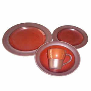 <span class=keywords><strong>Vajilla</strong></span> Redonda Contemporánea de Porcelana con Relieve, Acabado Brillante y <span class=keywords><strong>Colores</strong></span> Glaseados, en Negro, Beige y Blanco, Estilo Hunan para Fiestas - Product Image 2