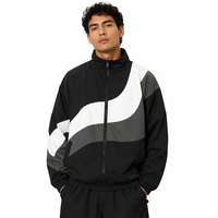 Blouson Bomber Léger 100% Nylon Ripstop Homme Streetwear Imprimé Résistant à l'Eau Extérieur Softshell Fermeture Éclair Personnalisé