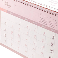 Formes mois carton table accessoires inspirants histoire numérique innovant support en or blocs quotidiens blanc a2 calendrier de bureau