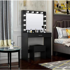 Table de maquillage compacte de luxe avec éclairage LED, inspirée des célébrités d'Internet, minimaliste et multifonctionnelle pour <span class=keywords><strong>chambre</strong></span> à coucher - Product Image 2
