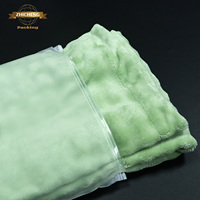 Sac en polyéthylène refermable et recyclable avec impression en gravure de logo personnalisé, fermeture éclair givrée pour l'emballage de chaussures et de vêtements