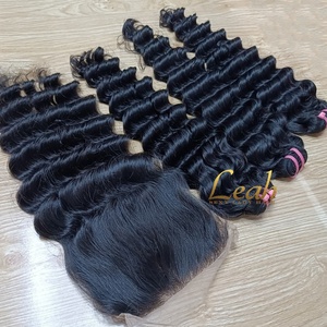 Pleine tête 3B3C birman bouclés cheveux bruts Double trame extensions vague cambodgienne bouclés faisceaux de vague naturelle - Product Image 5