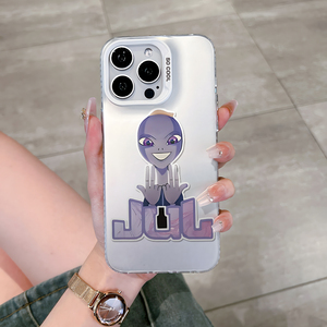 <span class=keywords><strong>เคส</strong></span>โทรศัพท์มือถือกันกระแทก TPU ลายการ์ตูนดีไซน์เนอร์เอเลี่ยน สำหรับรุ่น 7/8/<span class=keywords><strong>XR</strong></span>/XS/<span class=keywords><strong>11</strong></span>/12/13/14/15/16/Plus/Pro/Max - Product Image 4