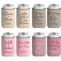 Enfriadores de Latas Personalizados de Neopreno, Duraderos y Modernos, con Texto/Logotipo/Diseño Personalizado para Recuerdos de Fiesta de Bodas