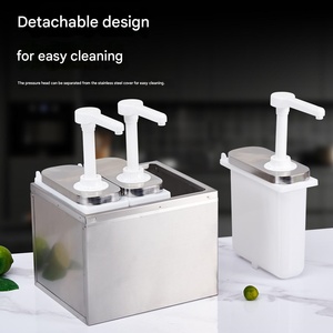Distributeur de sauce à pompe moderne en acier inoxydable BEILAIFEI, modèle 1, <span class=keywords><strong>pour</strong></span> les cafés et les salons de thé - Product Image 4