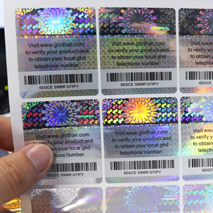 Etiquetas de Seguridad Personalizadas con Holograma 3D, Efecto Arcoíris, Adhesivas, Material PET, Adhesivo PSA, Código QR, Código de Barras Visual - Product Image 2