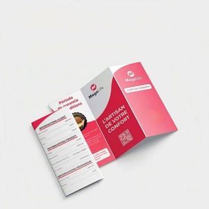 Flyers de Luxe Personnalisés en Papier Couché A4, Imprimés Offset CMJN, Pelliculés, pour Diplôme, Affaires et Usage Médical – Prix Abordable - Product Image 1