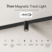 Rail magnétique ultra-fin pour éclairage de plafond moderne et minimaliste, modules LED linéaires encastrés, CRI90, sans scintillement, IP44, dimmable