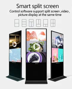 43 इंच इलेक्ट्रॉनिक विज्ञापन स्क्रीन खेल एलसीडी विज्ञापन प्रदर्शन कियोस्क मंजिल स्टैंड डिजिटल साइनेज