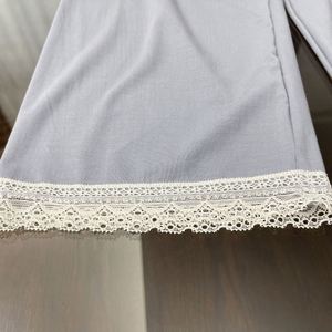 WanBao Mujer Manga Larga Algodón Logotipo Personalizado Tallas Grandes Mujeres Modal Lounge Sets para Mujeres - Product Image 4