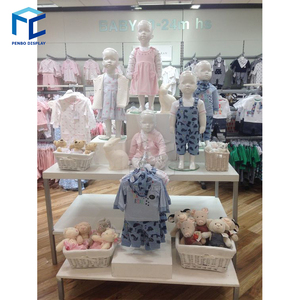 ชั้นวางเสื้อผ้าเด็กสำหรับร้านค้าปลีกสมัยใหม่ ออกแบบสำหรับร้านขายเสื้อผ้าเด็กชายและเด็กหญิง - Product Image 2