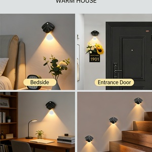 Smart <b>Motion</b> <b>Sensor</b> Newest Design <b>Light</b> LED Magnetic Rechargeable Wireless Night <b>Light</b> Dimmable - Product Image 3