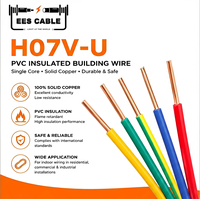 Cable Eléctrico para Construcción EESCABLE, 450/750V H07V-U 2.5mm2, Cobre Sólido Rígido, 300/500V H05V-U CU PVC LV BV