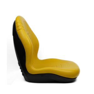 Asiento de vinilo con respaldo alto para cortacésped Tractor de jardín UTV o ATV Montaje universal amarillo para piezas de maquinaria agrícola - Product Image 5