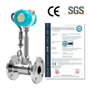 Débitmètre vortex en acier inoxydable avec haute précision pour la mesure du débit de compression de vapeur et d'air de gaz liquide - Product Image 5