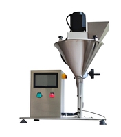 Machine de remplissage semi-automatique de poudre en acier inoxydable avec vis doseuse haute précision (+-0,2g) 500g 20L pour bocaux