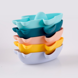 शॉवर फ्लोटिंग खिलौना नरम सिलिकॉन नाव आकार जैसे शार्क और बेबी स्नान स्नान खिलौने के लिए जहाज - Product Image 5