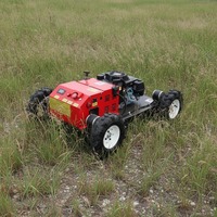 Mesin Pemotong Rumput Robot Berkualitas Tinggi Bersertifikasi CE 9hp Beroda dengan Pemotong Semak Bertenaga Bensin
