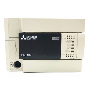 Unidad Base PLC FX3U-16MR/ES-A, 16 Entradas/Salidas, 8 Entradas Digitales, 8 Salidas Digitales, Salida de Relé, AC100-240V, PLC de 64K Pasos para Sistemas de Control de Automatización - Product Image 1