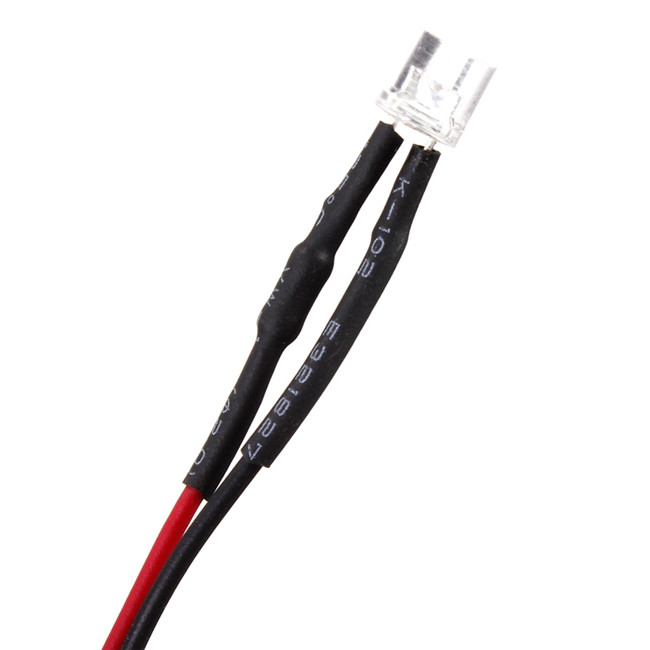 3mm 5mm 8mm 10mm Lamp Light Bulb Diodes Wired Flat Top Emitting LED Led Resistor Pre 20CM