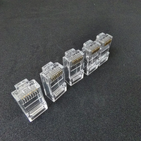 Connecteurs de câble LAN Ethernet Cat 6 en cuivre UTP RJ45 8P8C modulaires pour réseau domestique, ODM OEM