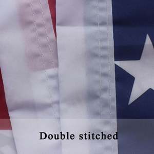 Drapeau national personnalisé en polyester écologique 4x6 pi/120x180 cm, bannière extérieure personnalisée avec double couture et œillets en laiton pour le camping - Product Image 5