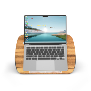 โต๊ะหนังสือทำจากไม้แบบพกพาพับได้ปรับความสูงได้พร้อมคลิปหนีบโคมไฟตั้งโต๊ะสำหรับแท็บเล็ต - Product Image 6