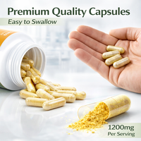 Capsules de Berbérine Plus 1200mg, Extrait Herbal, Soutient le Métabolisme du Sucre Sanguin, Santé Digestive, Fabricant OEM ODM