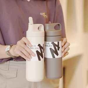 600ML Stainless Steel Vacuum Insulated Water <b>Bottle</b>, for Office - Product Image 1
