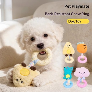 Jouet à mâcher résistant aux morsures pour chiens et chats, balle couineuse pour <span class=keywords><strong>la</strong></span> dentition et le nettoyage des dents, idéal pour Golden Retriever, design Teddy - Fournitures pour animaux de compagnie - Product Image 5