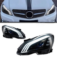 Ampoule de phare LED tricolore BQD09 pour voiture de course, livraison gratuite, pour Mercedes-Benz W204 2011-2014