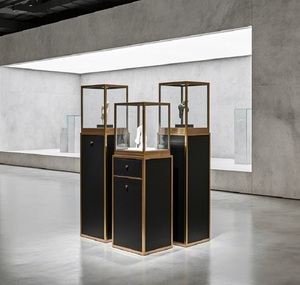 Vitrine <span class=keywords><strong>de</strong></span> présentation <span class=keywords><strong>de</strong></span> bijoux haut <span class=keywords><strong>de</strong></span> gamme <span class=keywords><strong>de</strong></span> qualité muséale, autoportante, en verre, avec éclairage LED, pour salle <span class=keywords><strong>d</strong></span>'exposition et design intérieur <span class=keywords><strong>de</strong></span> <span class=keywords><strong>magasin</strong></span> <span class=keywords><strong>de</strong></span> <span class=keywords><strong>d</strong></span>étail - Product Image 4