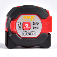 Laser mètre à ruban, mesure Laser de haute précision 40m Laser 5m avec Logo revêtu de caoutchouc, mesure personnalisée avec affichage infrarouge 5m