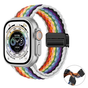 <span class=keywords><strong>Correa</strong></span> de reloj de nailon de alta calidad, lavable, agradable al tacto, ligera, ideal para correr al aire libre, para el gimnasio, con la <span class=keywords><strong>mejor</strong></span> relación calidad-precio, para <span class=keywords><strong>Apple</strong></span> <span class=keywords><strong>Watch</strong></span>. - Product Image 3