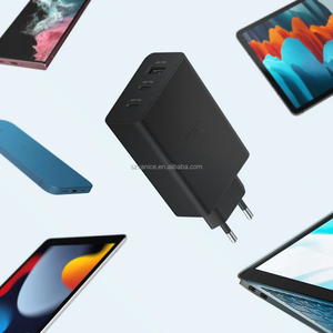 65W PD Chargeur 3 Ports D'origine EU Plug Super Rapide Chargeur USB-C PD Power Adapter <span class=keywords><strong>Trio</strong></span> Pour Samsung EP-T6530 S22 S23 Ultra - Product Image 3