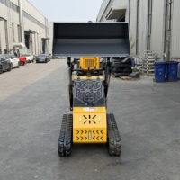 Chargeuse compacte sur chenilles hydraulique, mini-chargeuse pour l'agriculture, la construction, le jardinage et l'aménagement paysager, accessoires en option, usine chinoise