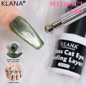 KLANA Gel Ojo de Gato en Oferta, Brillo de Diamante Triturado, Magnético, Anti-Amarilleo, 18 Colores Macaron, Esmalte de Uñas en Gel UV Brillante, OEM ODM - Product Image 3