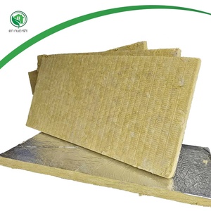 Laine de roche 180 KG/M3 50mm ignifuge, panneau d'isolation en laine de roche pour mur de structure, panneaux muraux insonorisés, panneau de laine de roche insonorisé - Product Image 1